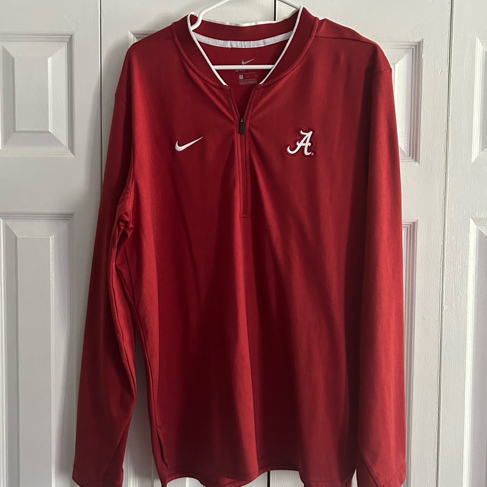 Alabama Crimson Tide Nike Dri-Fit QuarterZip pullover